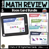 4th Grade Math Review | Boom Cards Bundle
