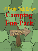 4th Grade Math Review Camping Theme Pack With STEM Activit