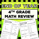 4th Grade End of Year Math Review: Covers Entire Year {Mor