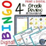4th Grade Math Review Digital Bingo Game All Standards