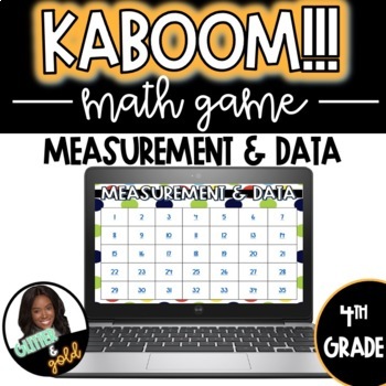 Preview of 4th Grade Math Review Game {CCCSS Measurement & Data Standards}
