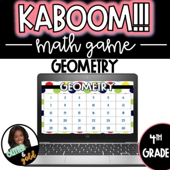 Preview of 4th Grade Math Review Game {CCCSS Geometry Standards}