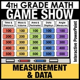 4th Grade Math Review Game Show PowerPoint - Measurement &