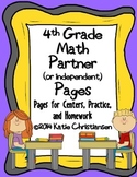 4th Grade Math Review Sheets