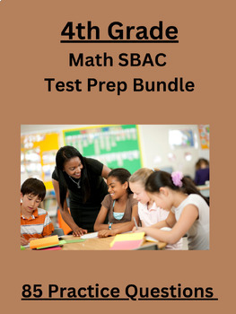 Preview of SBAC Test Prep Bundle-Math (4th Grade)