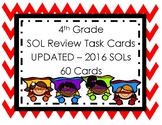 4th Grade Math SOL Review Task Cards UPDATED 2016 Standards