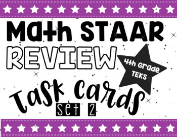 4th Grade Math STAAR Review Set 2 by Famously Fourth | TPT