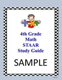 4th Grade Math NEW TEKS STAAR Study Guide