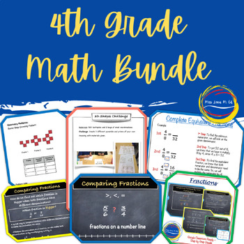 Preview of 4th Grade Year Long Florida B.E.S.T. Math Bundle