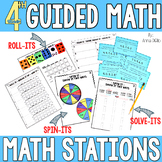 4th Grade Math Stations Yearlong Bundle