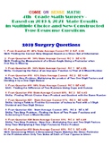 4th Grade Math Surgery from 2019 & 2021 Questions in Const