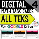 4th Grade Math TEKS Digital Task Cards