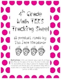 4th Grade Math TEKS Tracking Sheet