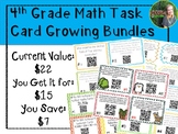 4th Grade Math Task Cards Bundle