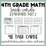 4th Grade Math Task Cards | NBT.1 | Expanded Form | Place 