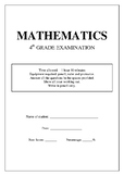 4th Grade Math Test