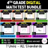 4th Grade Math Test Bundle {Digital}