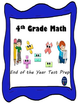 Preview of 4th Grade Math Test Prep "Common Core Standards"