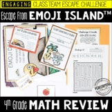4th Grade Math Test Prep Game | Easy-Prep Escape Room | End of Year Review