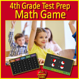 4th Grade Math Game - Spiral Review using PowerPoint or Go