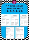 4th Grade Math Test Prep Practice Tests