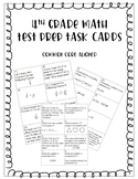 4th Grade Math Test Prep Task Cards