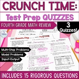 4th Grade Math Texas Test Prep Daily Quizzes 4.4H 4.5A 4.5B