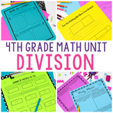 4th Grade Long Division Unit | Print and Digital For Distance Learning