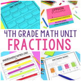 4th Grade Fraction Unit | Compare, Equivalent, Add, Subtra