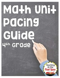 4th Grade Math Unit Pacing Guide {FREE}