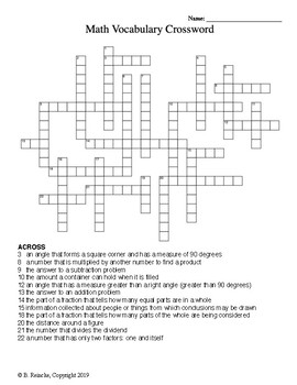 fourth grade crossword puzzles teaching resources tpt