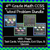 4th Grade Math Word Problem Bundle: 4th Grade Math Review,