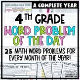 4th Grade Math Word Problem of the Day | GROWING Bundle