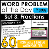 4th Grade Math Word Problems | Word Problem of the Day {Set 3}