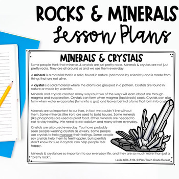 Preview of 4th Grade Matter Lesson Plans - NC Essential Science Standards 4.P.2