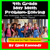4th Grade May Math Projects, Problem-Solving, Distance Learning