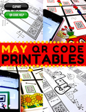 4th Grade May QR Code Printables - Low Prep!