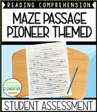 4th Grade Maze Reading Comprehension Passage Pioneer Socia