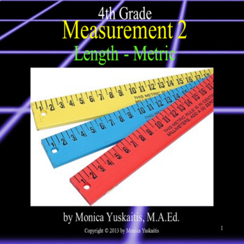 Preview of 4th Grade Measurement 2 - Metric Length (millimeter, centimeter) Lesson