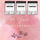 4th Grade STAAR Measurement Bundle