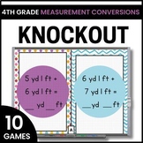 4th Grade Measurement Conversions Games - Customary and Me