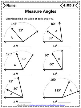 4Th Grade Measurement & Data Worksheets: Md Math Practice | Tpt