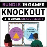 4th Grade Measurement Games Bundle - Line Plots, Perimeter