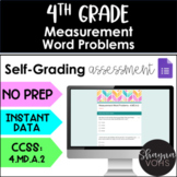 4th Grade Measurement Word Problems for Google Forms™