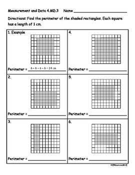 4th Grade Measurement Worksheets, Activities, and Center Cards 4.MD.3