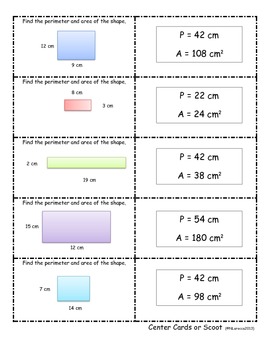 4th grade measurement worksheets activities and center cards 4 md 3 and 4 md 4