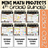 4th Grade Mini Math Projects Math Test Prep Math Spiral Re