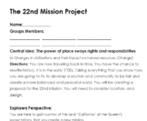 4th Grade Mission Project