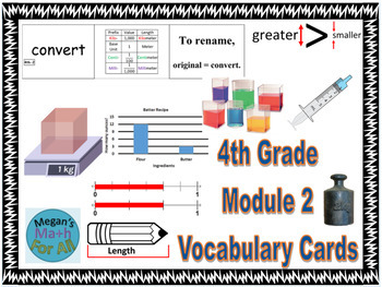 Preview of 4th Grade Module 2 Vocabulary - Engage NY - Editable - SBAC