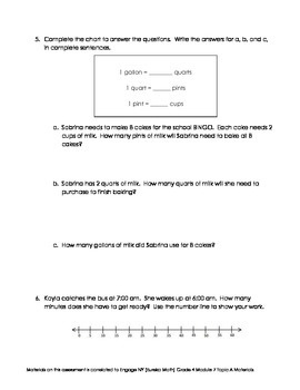 4th Grade Module 7 Topic A Assessment by Students First Designs | TPT